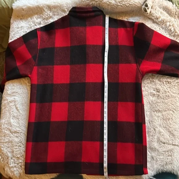 Bemidji Woolen Mills wool “unisex” buffalo plaid shirt / jacket.   Size M - Picture 6 of 8